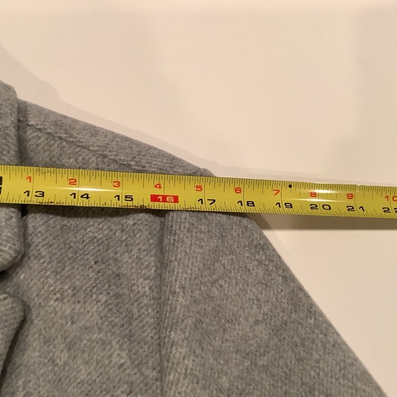 Old Navy Gray Blazer Jacket Size Large Wool Blend One Button Long Sleeves - Picture 7 of 13